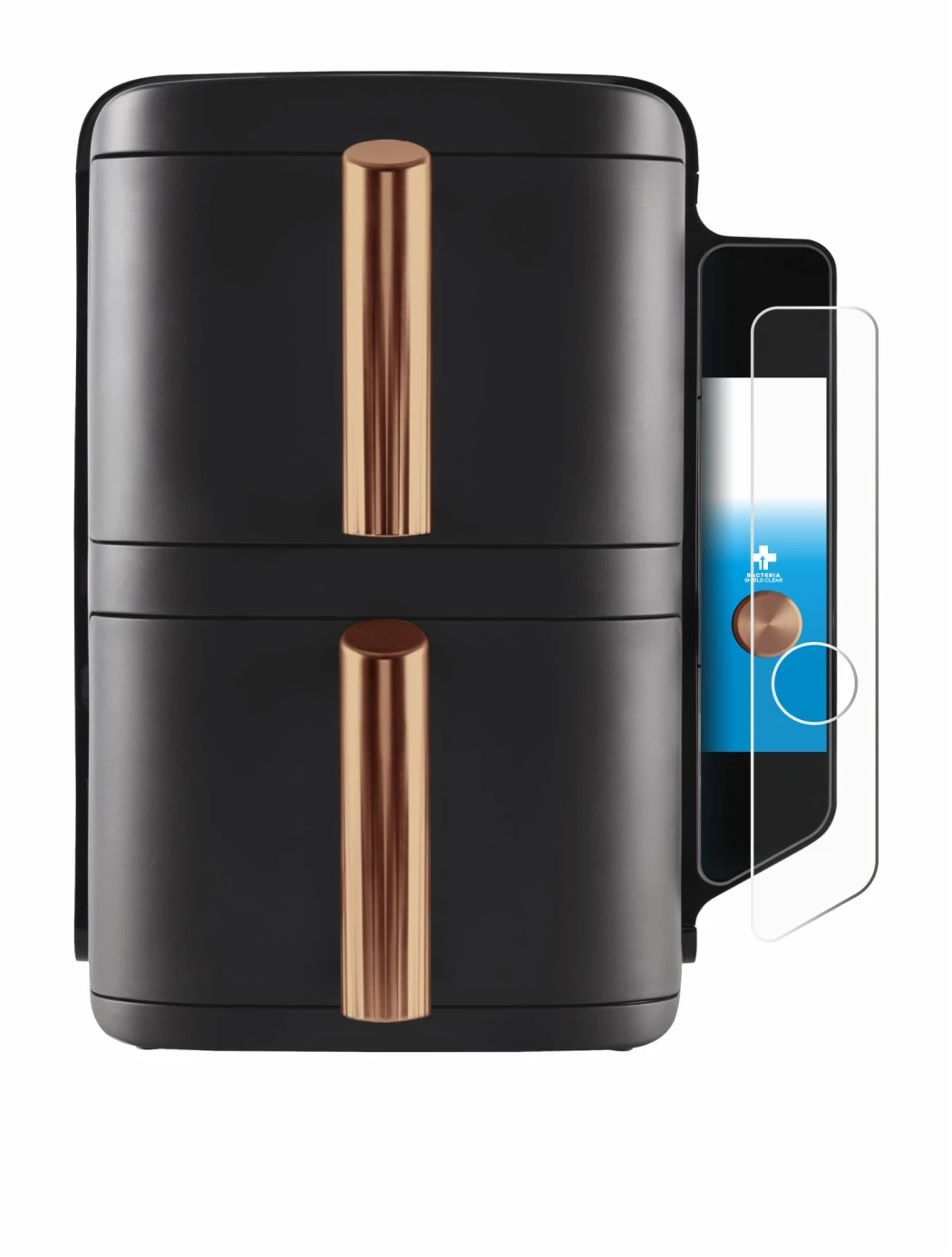 Abbildung des Geräts Ninja Double Stack XL sl400eu mit einer Vielzahl des Displayschutzes.