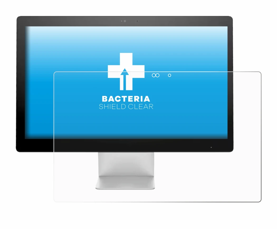 Abbildung des Geräts HP Pavilion All-In-One PC 23-q105nf mit einer Vielzahl des Displayschutzes.