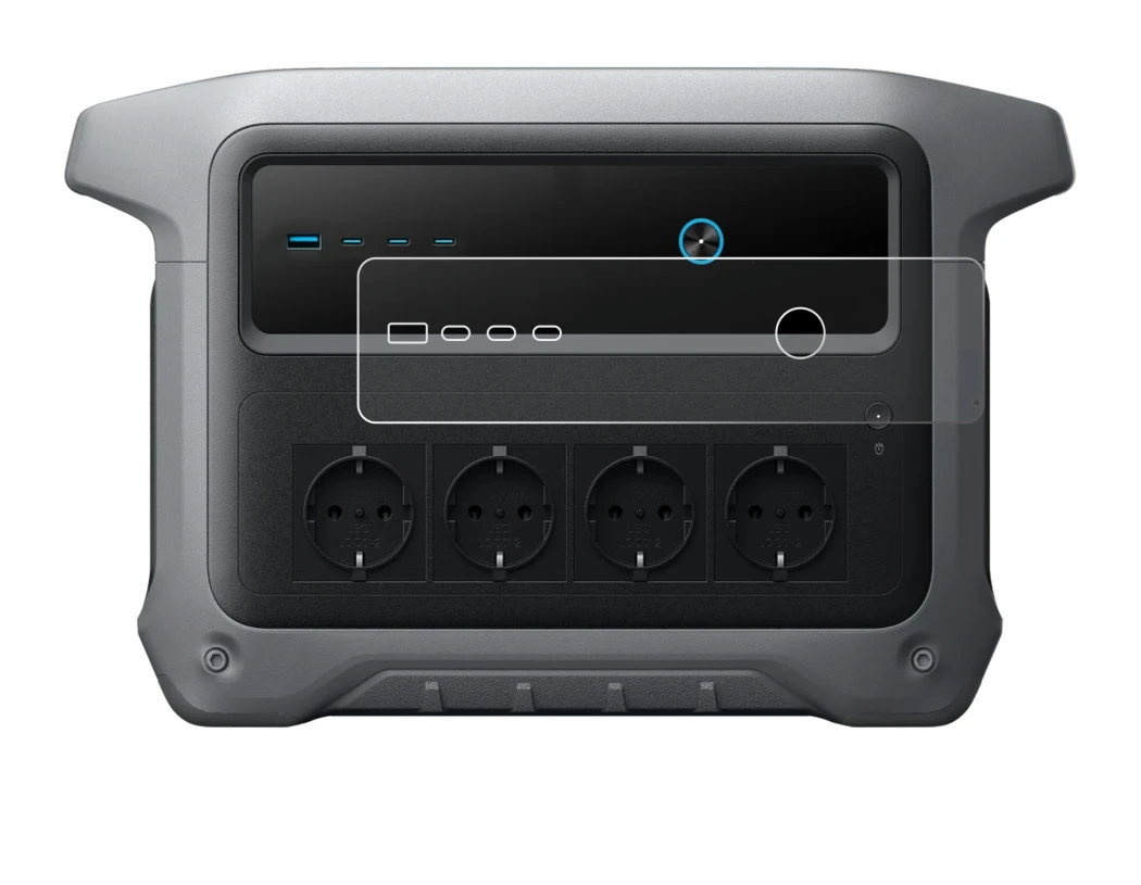 Abbildung des Geräts Anker SOLIX C1000 Gen 2 mit einer Vielzahl des Displayschutzes.