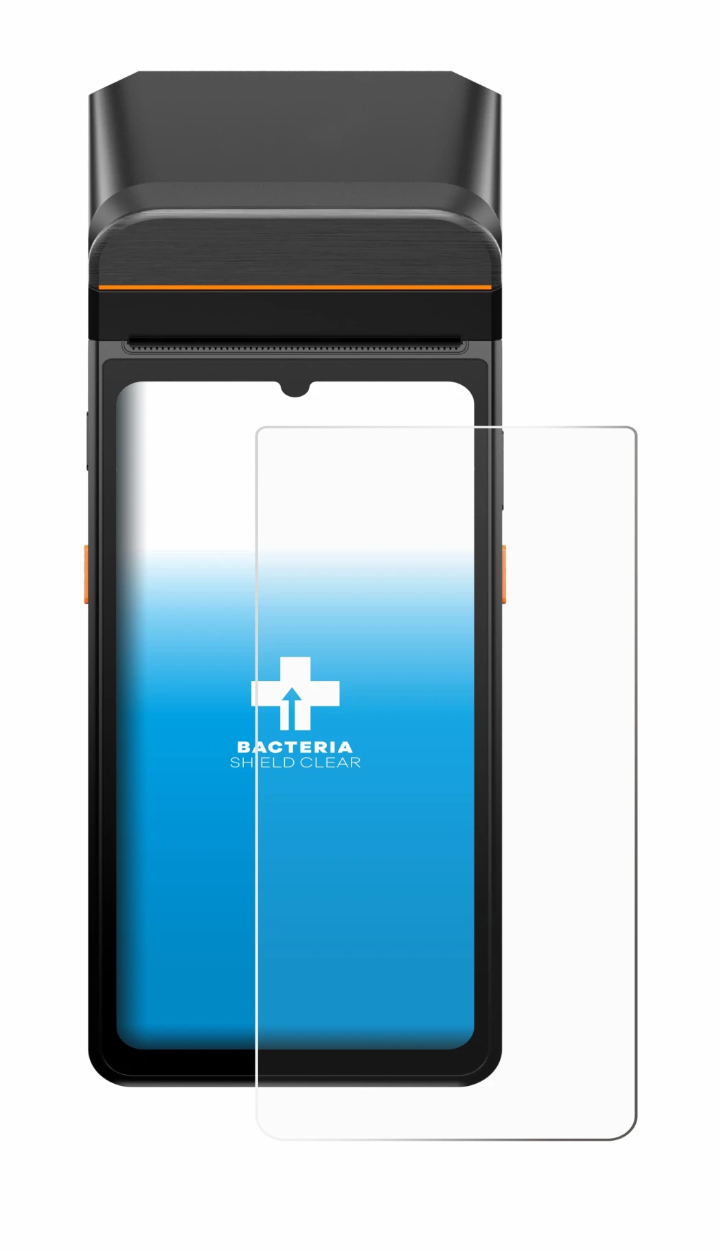 Abbildung des Geräts Sunmi V3 A13 mit einer Vielzahl des Displayschutzes.