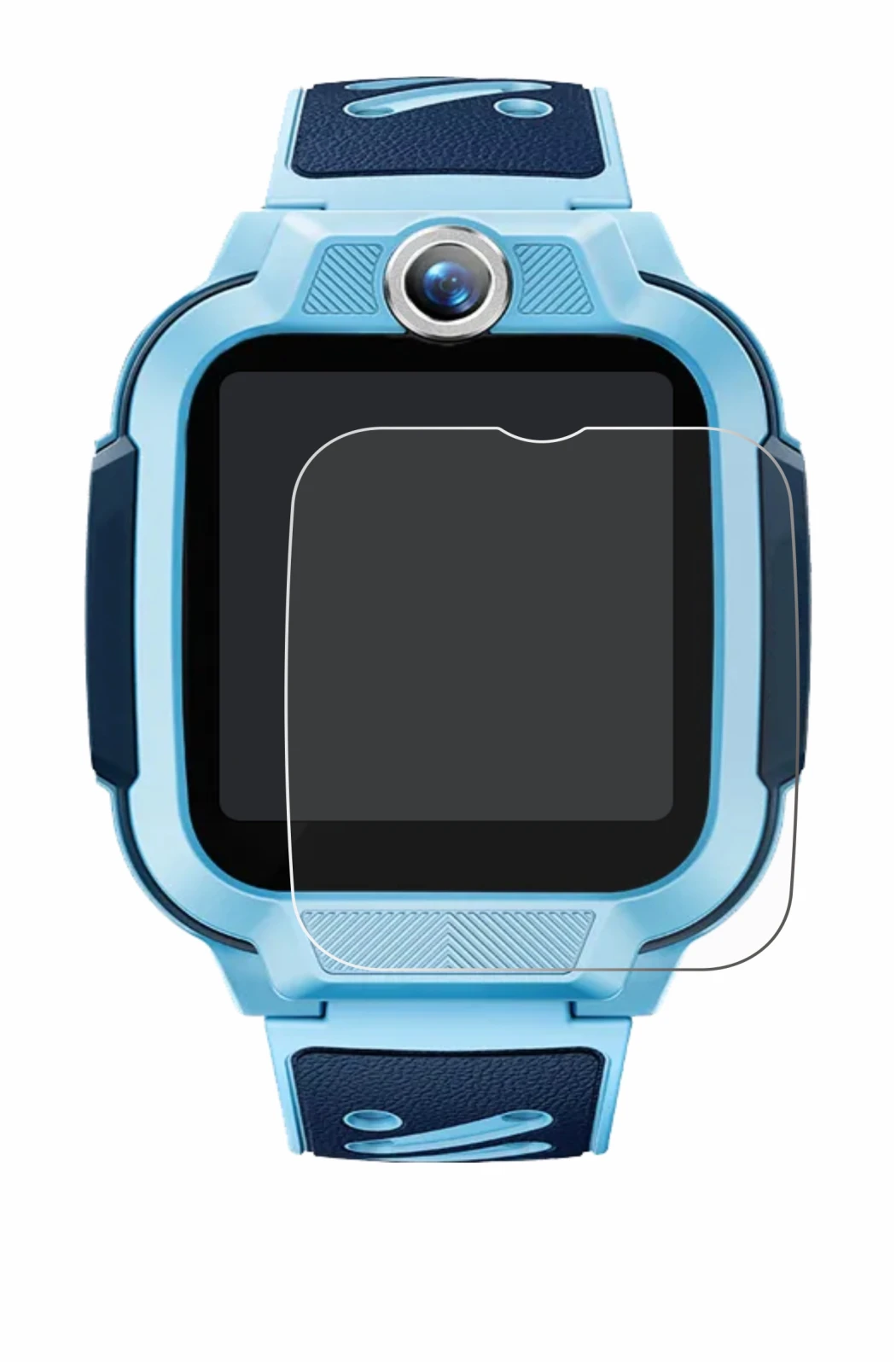 Abbildung des Geräts Imoo Watch Phone Z3 mit einer Vielzahl des Displayschutzes.