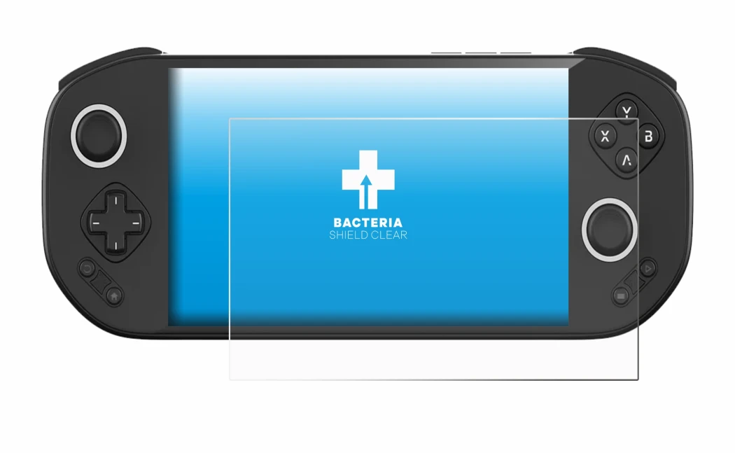 Abbildung des Geräts MANGMI Pocket Max mit einer Vielzahl des Displayschutzes.