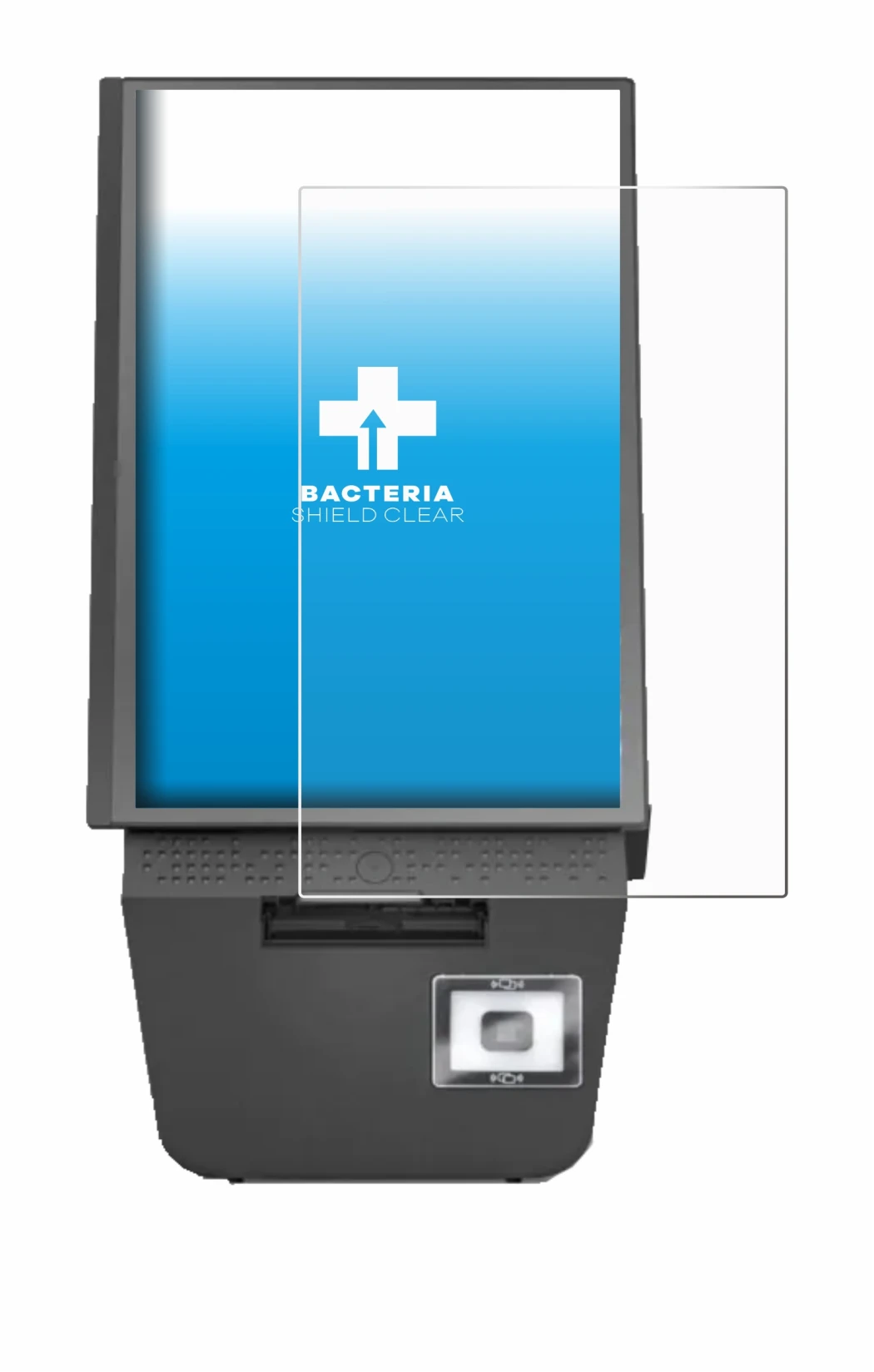 Abbildung des Geräts Pyramid Computer POLYTOUCH® PIXI 15.6 Basis mit einer Vielzahl des Displayschutzes.
