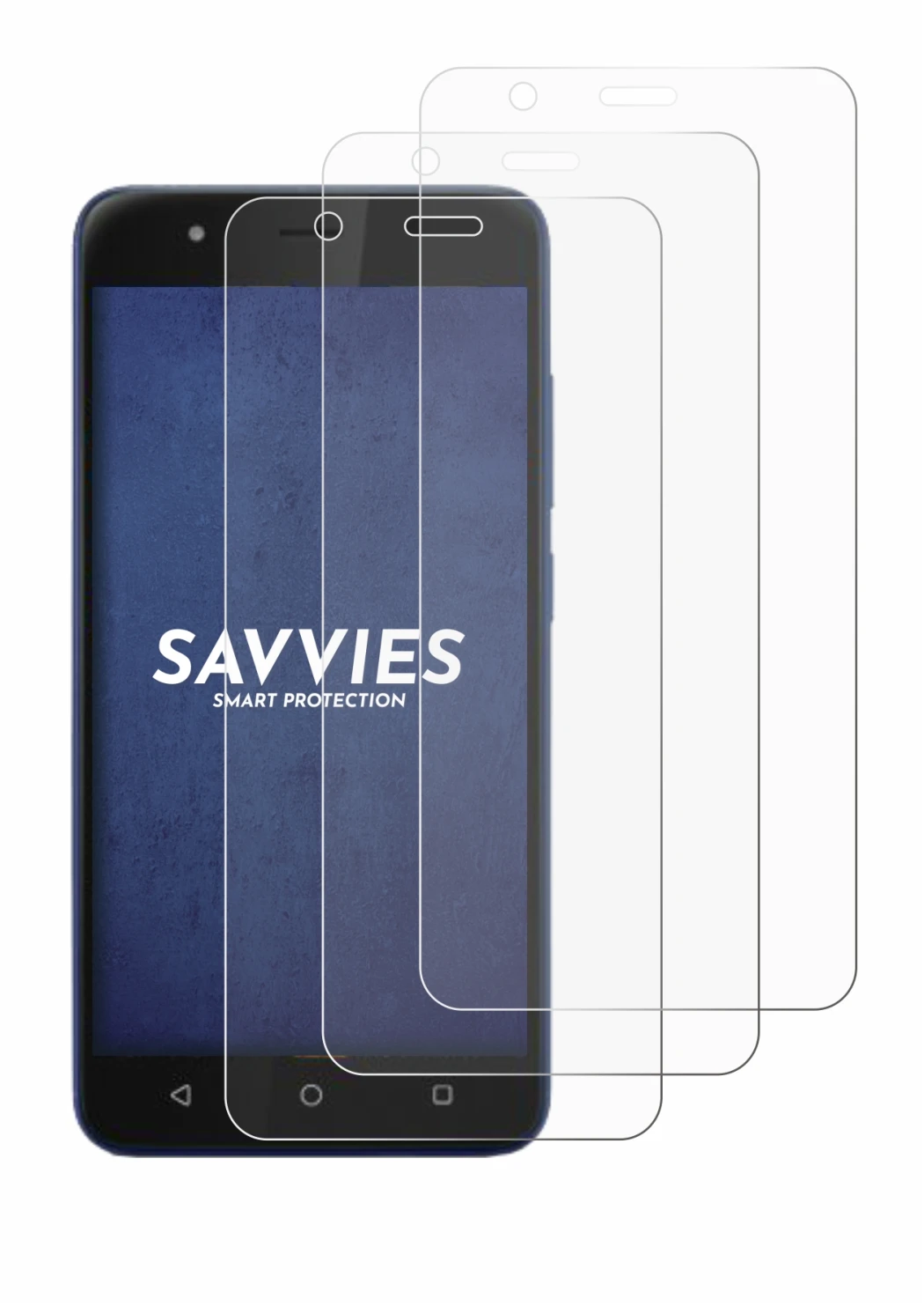 Abbildung des Geräts Gigaset GS270 plus mit einer Vielzahl des Displayschutzes.