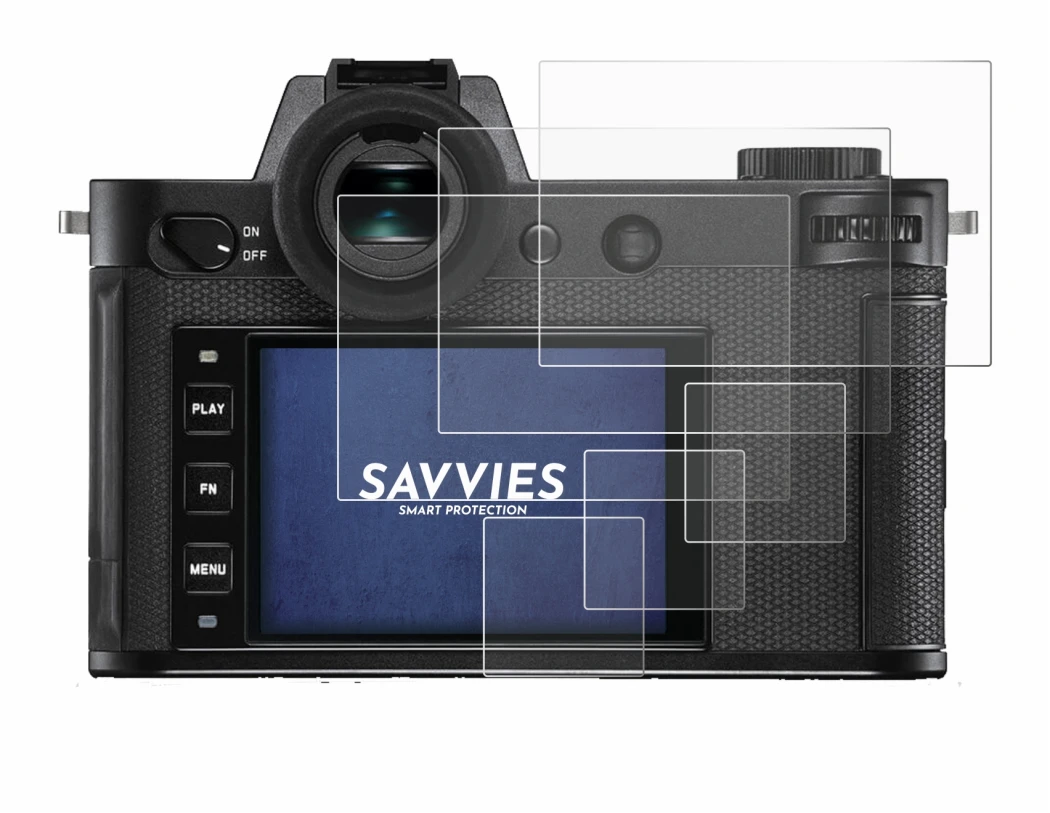 Abbildung des Geräts Leica SL2-S mit einer Vielzahl des Displayschutzes.