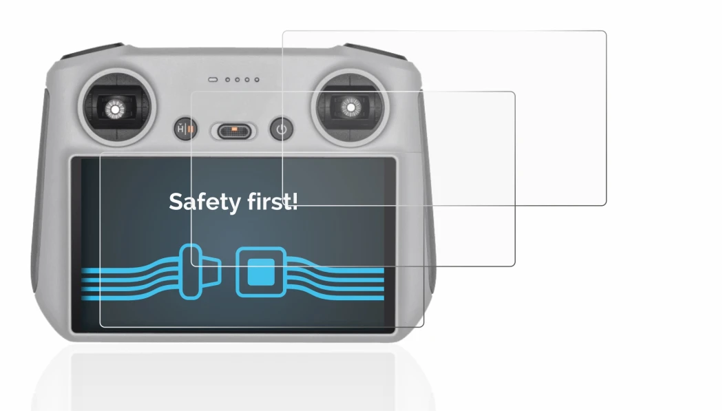 Abbildung des Geräts DJI RC Controller mit einer Vielzahl des Displayschutzes.