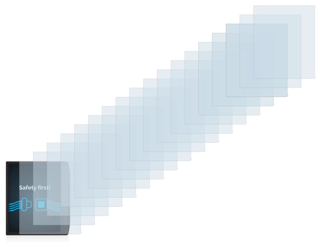 Abbildung des Geräts PocketBook Era mit einer Vielzahl des Displayschutzes.