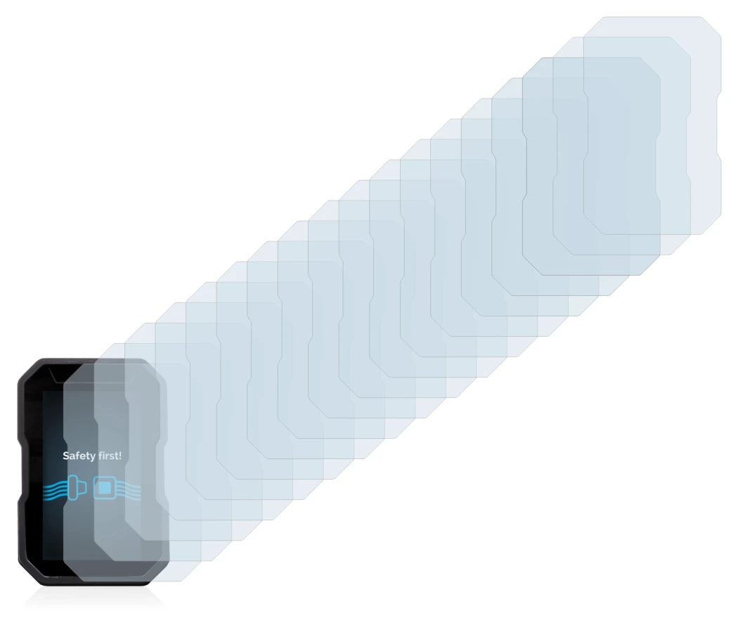 Abbildung des Geräts Ducati DesertX 2022 mit einer Vielzahl des Displayschutzes.