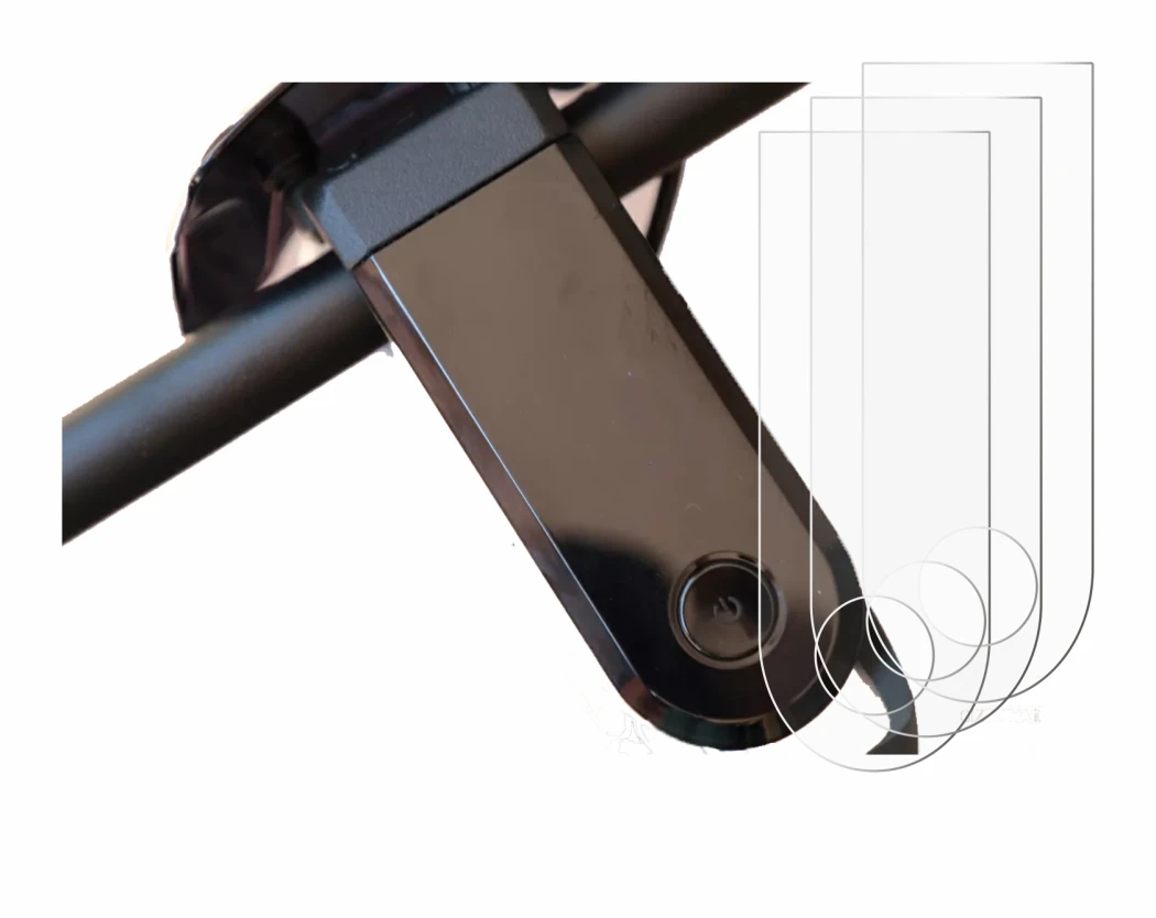 Abbildung des Geräts NIU KQi3 Max mit einer Vielzahl des Displayschutzes.