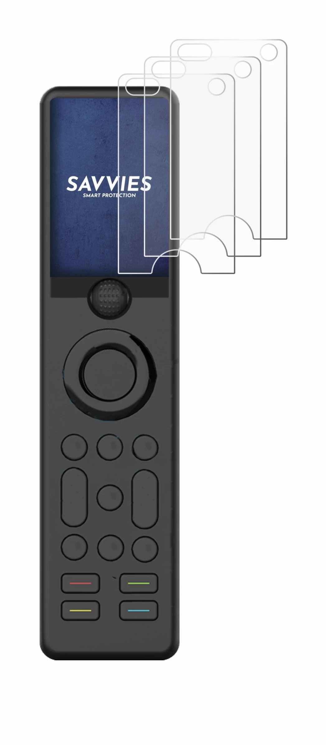 Abbildung des Geräts Sofabaton X1 mit einer Vielzahl des Displayschutzes.