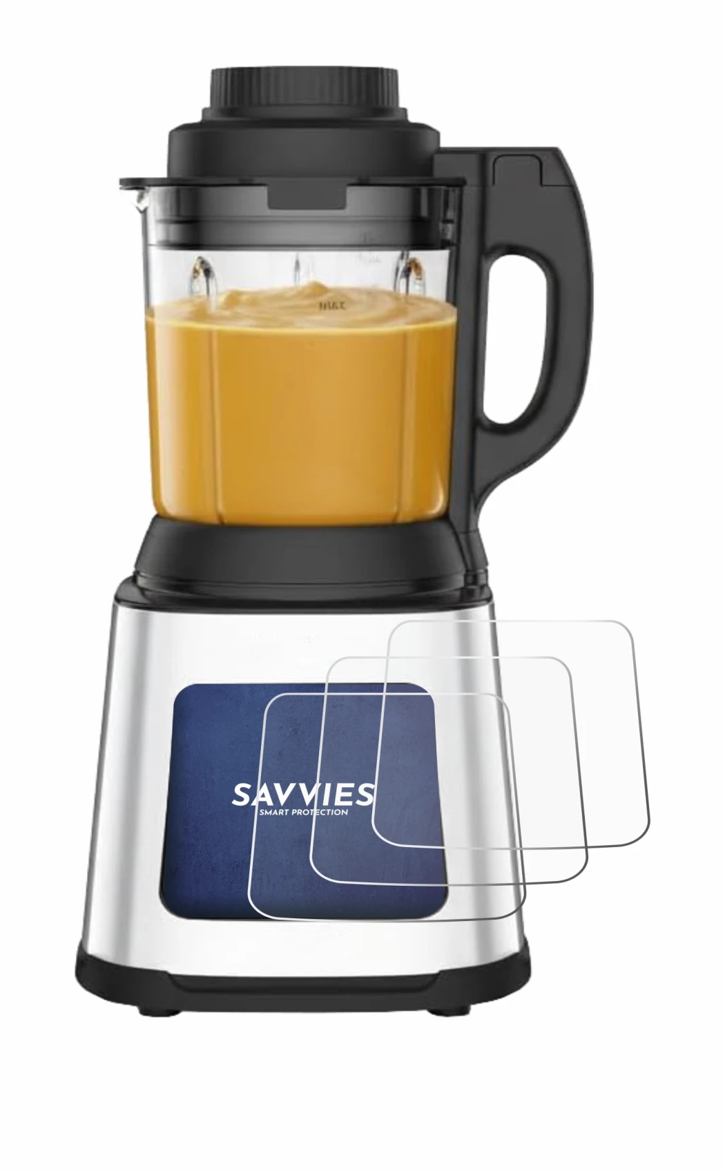 Abbildung des Geräts Moulinex LM83SD10 mit einer Vielzahl des Displayschutzes.