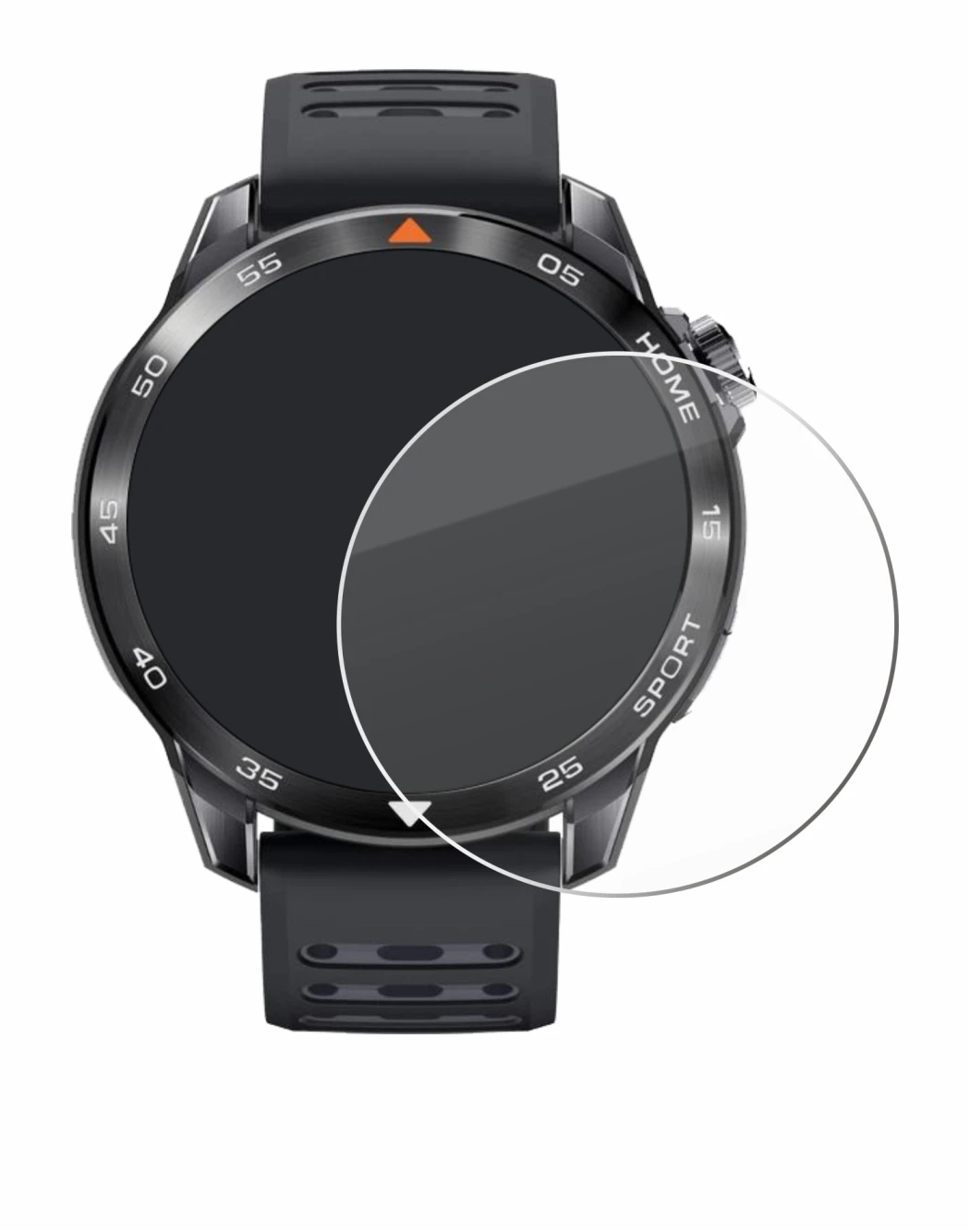 Abbildung des Geräts Xiaomi Mibro GS Pro 2 mit einer Vielzahl des Displayschutzes.