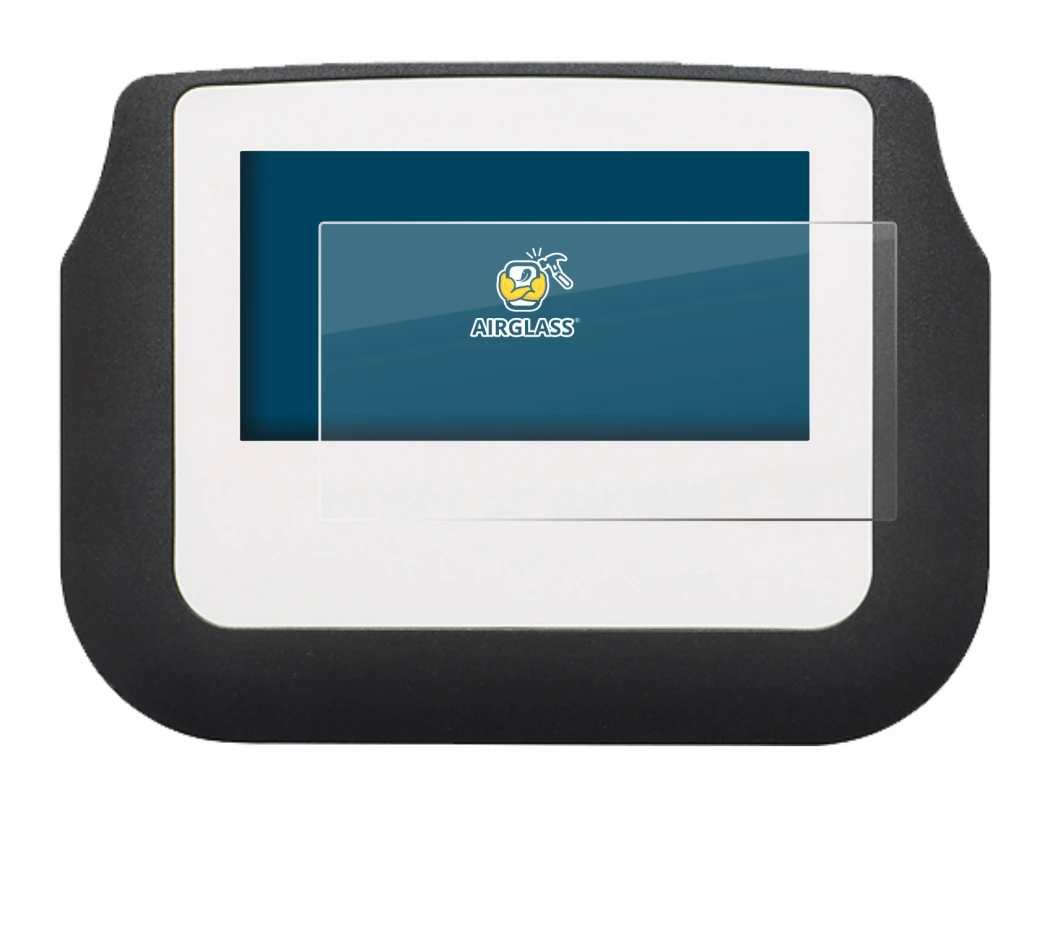 Abbildung des Geräts Signotec Signature Pad Sigma mit einer Vielzahl des Displayschutzes.