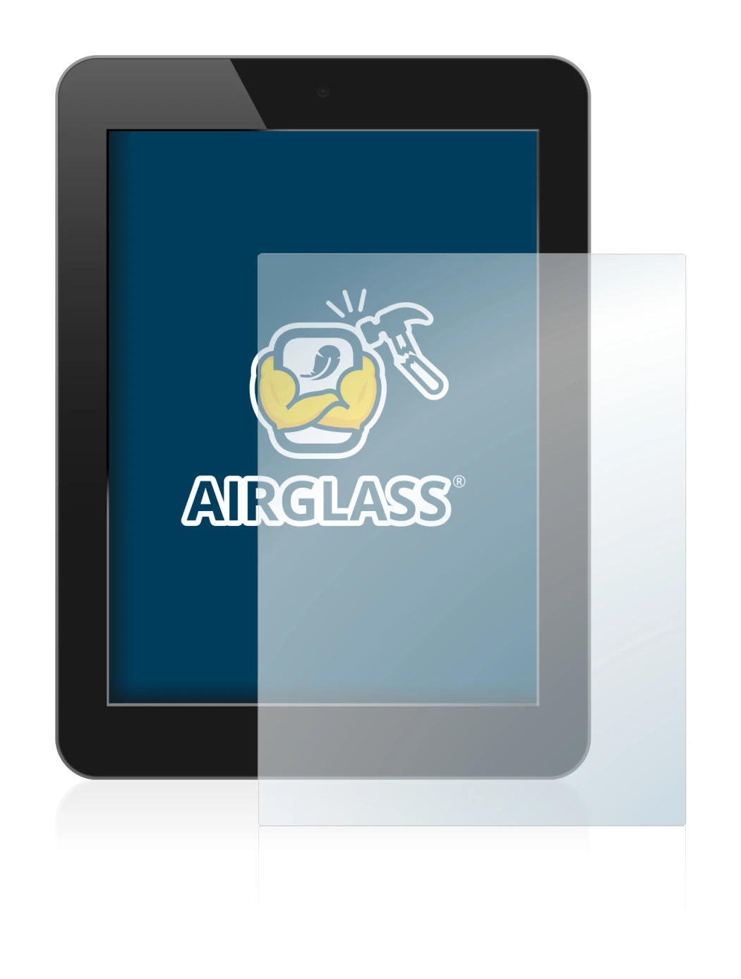 Abbildung des Geräts mit einer Vielzahl des Displayschutzes.