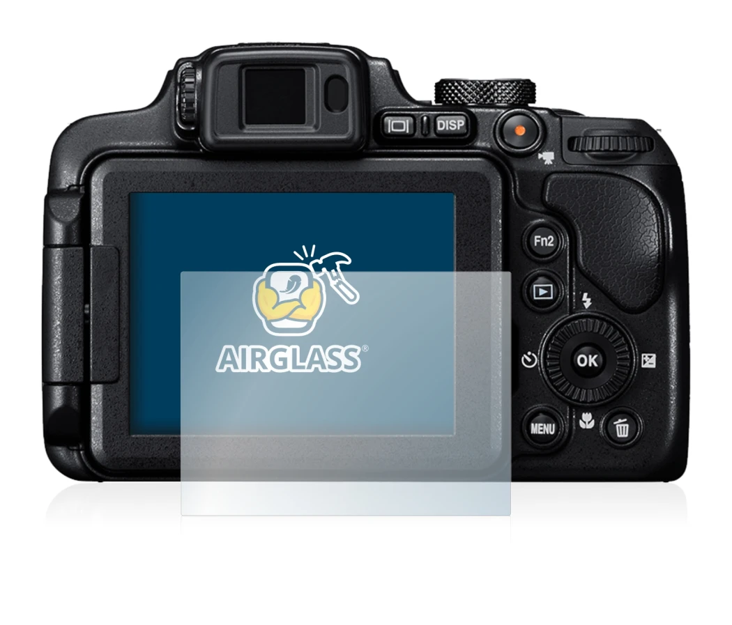 Abbildung des Geräts Nikon Coolpix B700 mit einer Vielzahl des Displayschutzes.