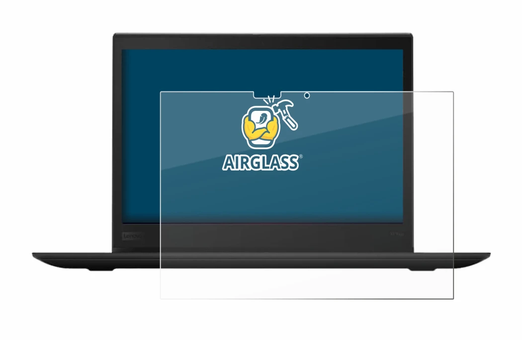 Abbildung des Geräts Lenovo ThinkPad X1 Yoga (3. Gen.) mit einer Vielzahl des Displayschutzes.