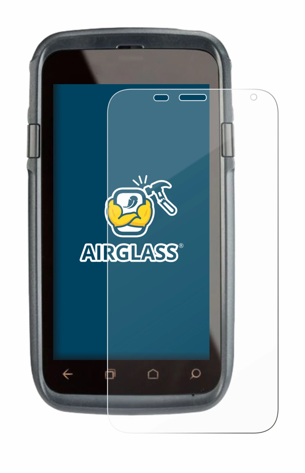 Abbildung des Geräts Honeywell Dolphin CT60 mit einer Vielzahl des Displayschutzes.