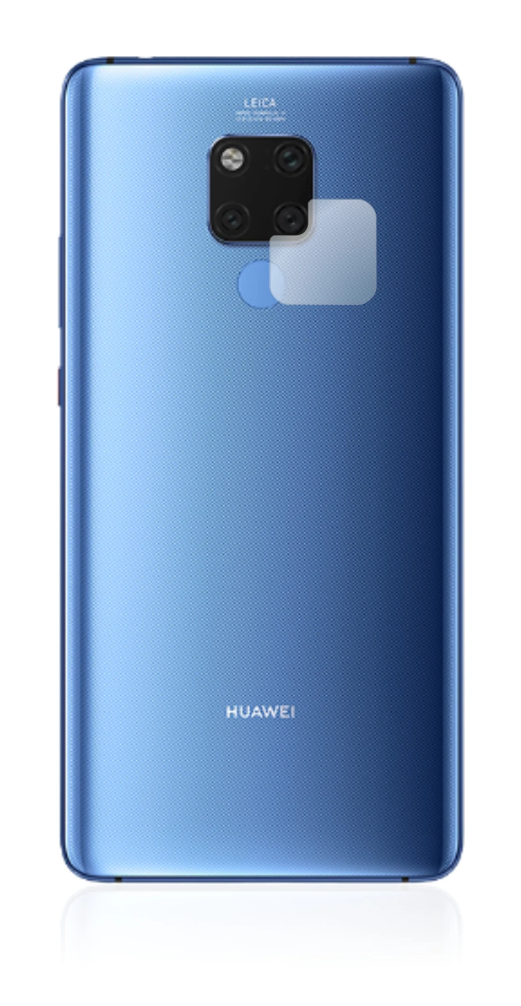 Abbildung des Geräts Huawei Mate 20 X (NUR Kameraschutz) mit einer Vielzahl des Displayschutzes.