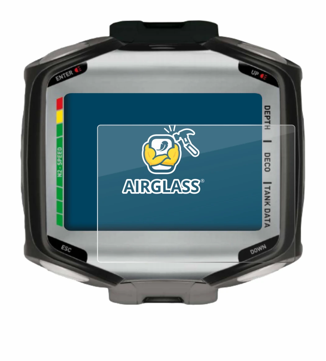 Abbildung des Geräts Mares Quad mit einer Vielzahl des Displayschutzes.