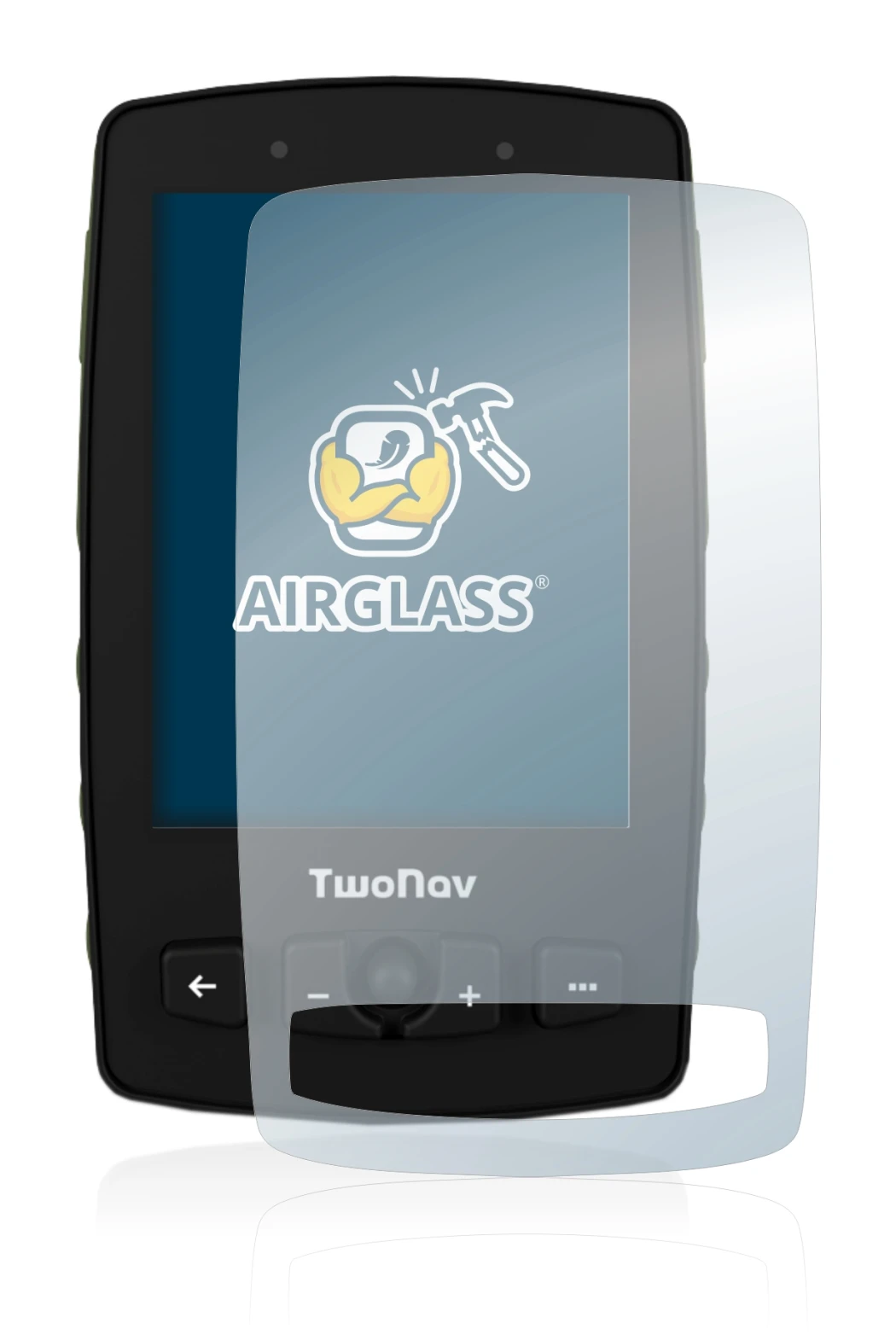 Abbildung des Geräts TwoNav Aventura 2 mit einer Vielzahl des Displayschutzes.
