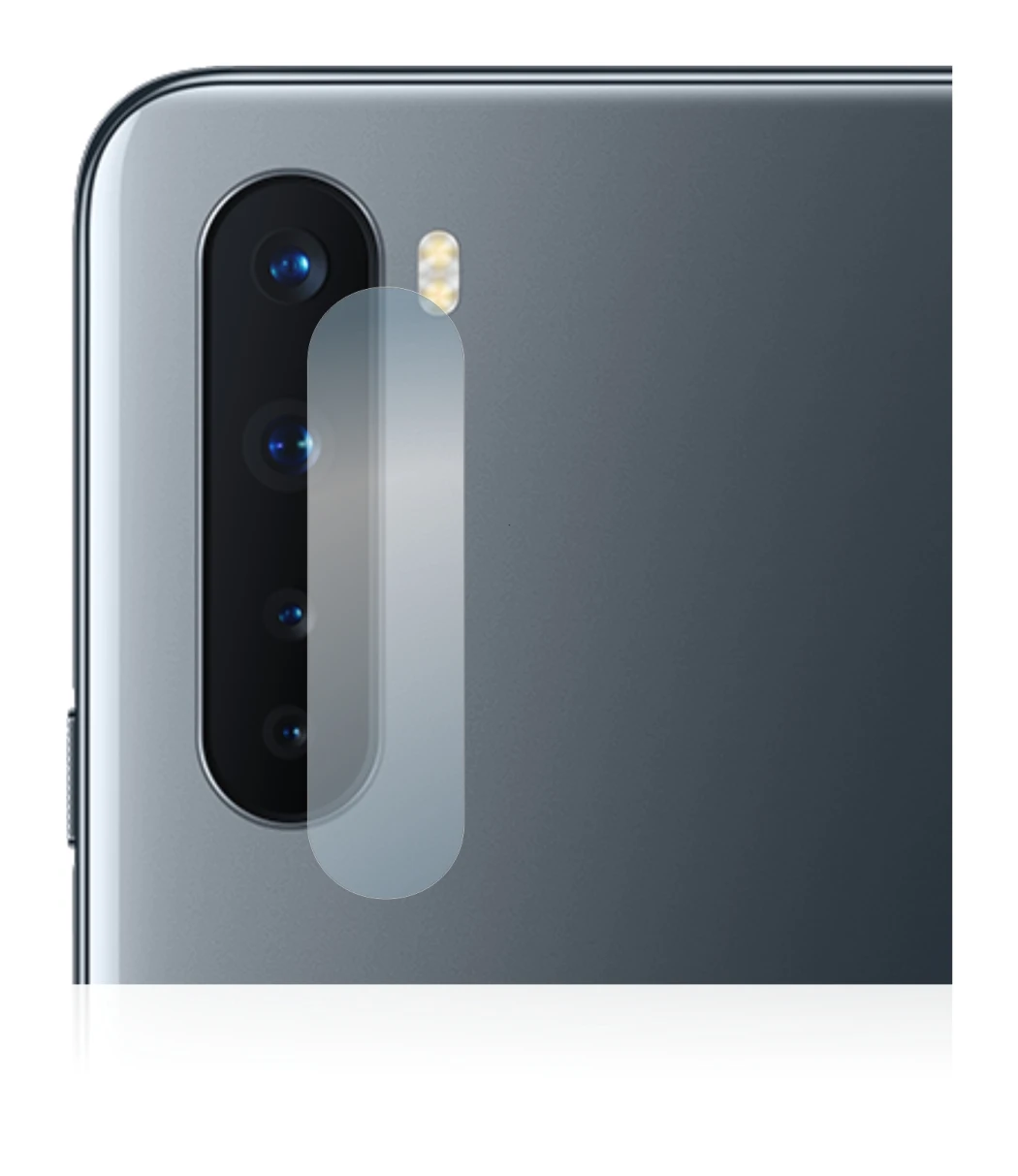 Abbildung des Geräts OnePlus Nord (NUR Kameraschutz) mit einer Vielzahl des Displayschutzes.
