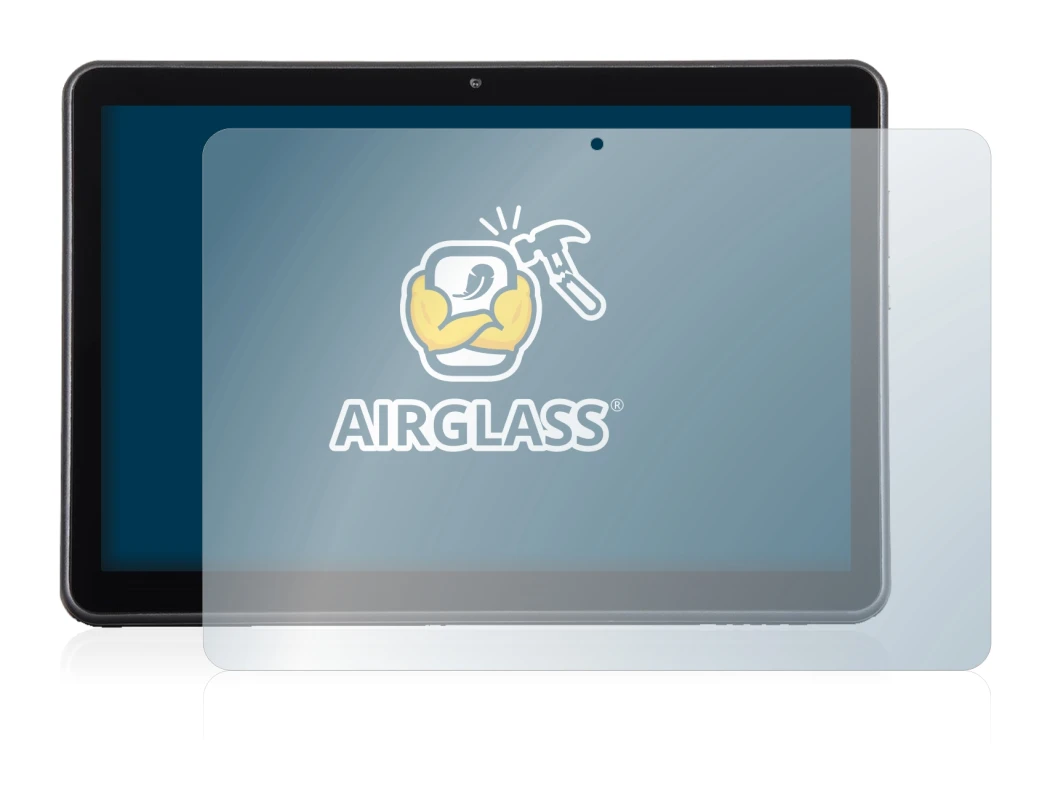 Abbildung des Geräts Wortmann Terra Pad 1006 mit einer Vielzahl des Displayschutzes.