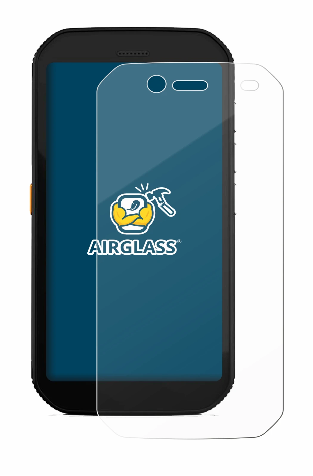 Abbildung des Geräts Caterpillar Cat S42 H+ mit einer Vielzahl des Displayschutzes.