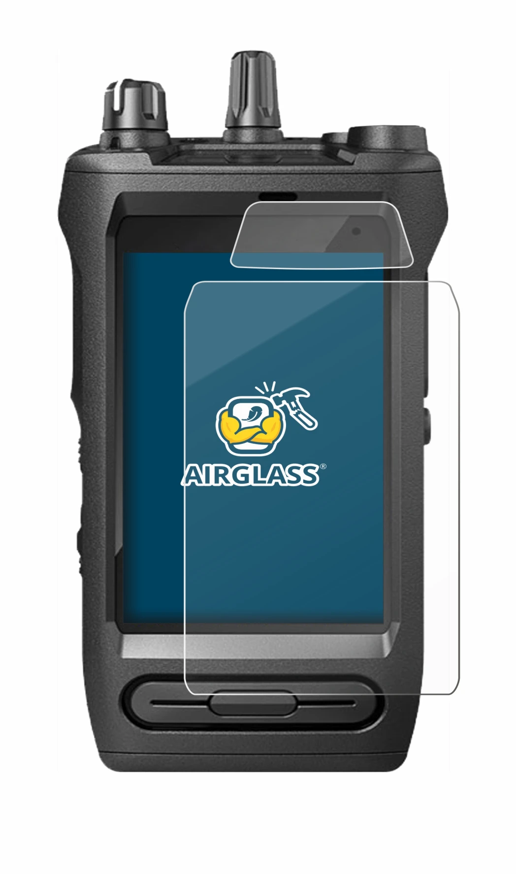 Abbildung des Geräts Motorola Mototrbo Ion mit einer Vielzahl des Displayschutzes.