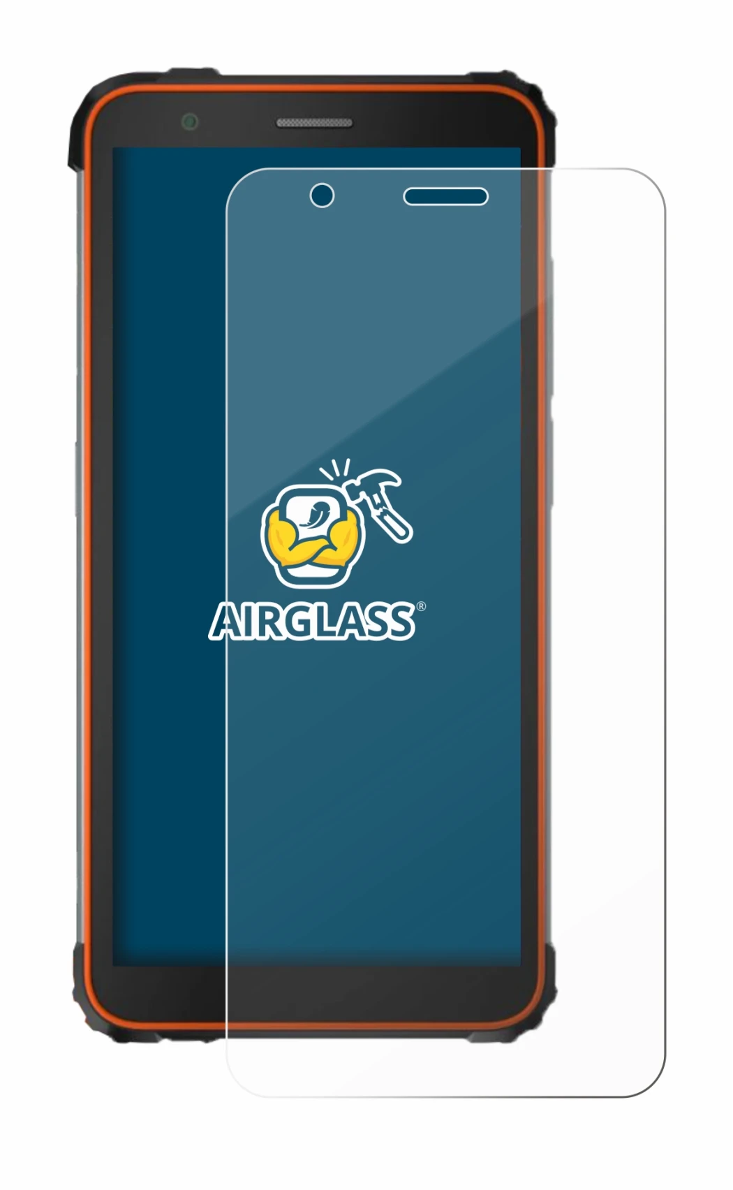 Abbildung des Geräts Blackview BV6600E mit einer Vielzahl des Displayschutzes.