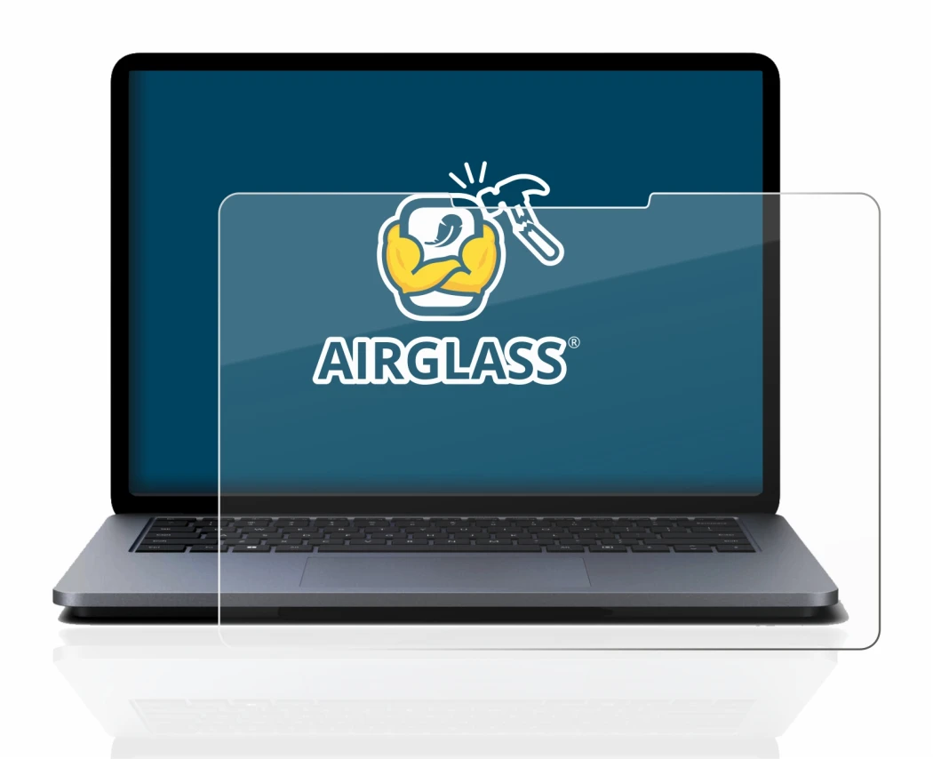 Abbildung des Geräts Microsoft Surface Laptop Studio mit einer Vielzahl des Displayschutzes.