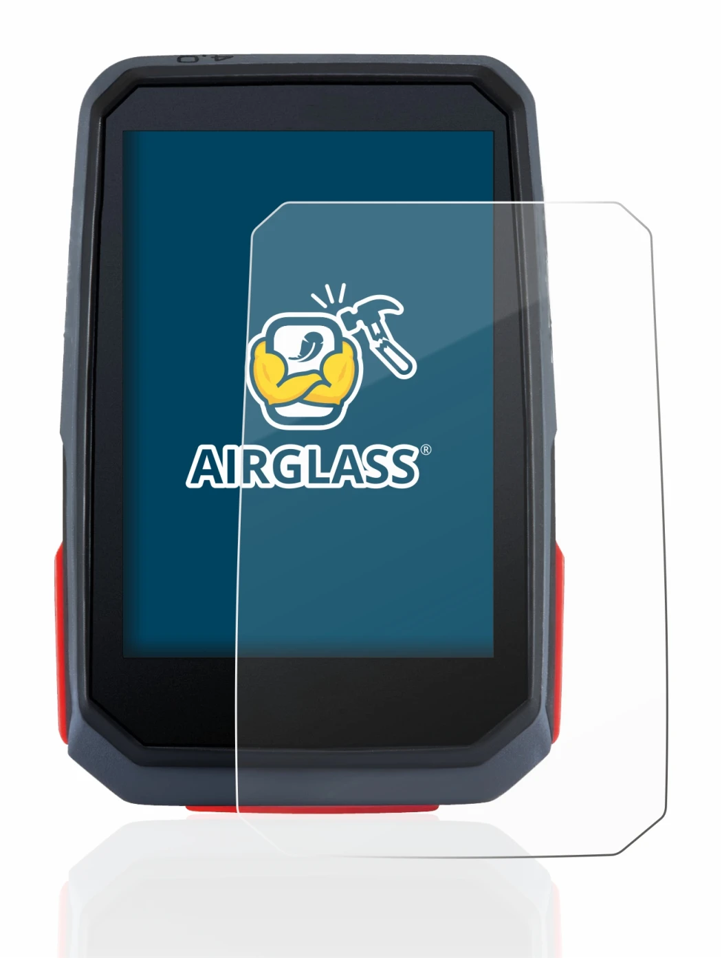 Abbildung des Geräts Sigma ROX 4.0 mit einer Vielzahl des Displayschutzes.