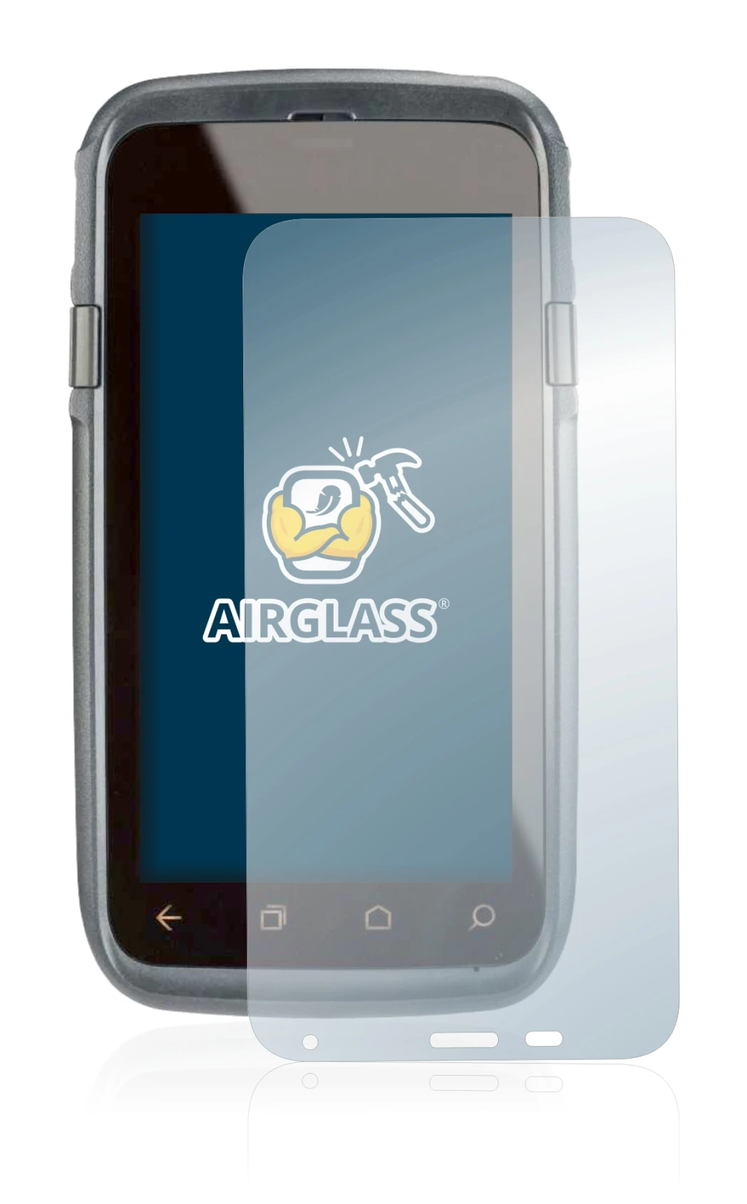 Abbildung des Geräts Honeywell Dolphin CT60 XP mit einer Vielzahl des Displayschutzes.