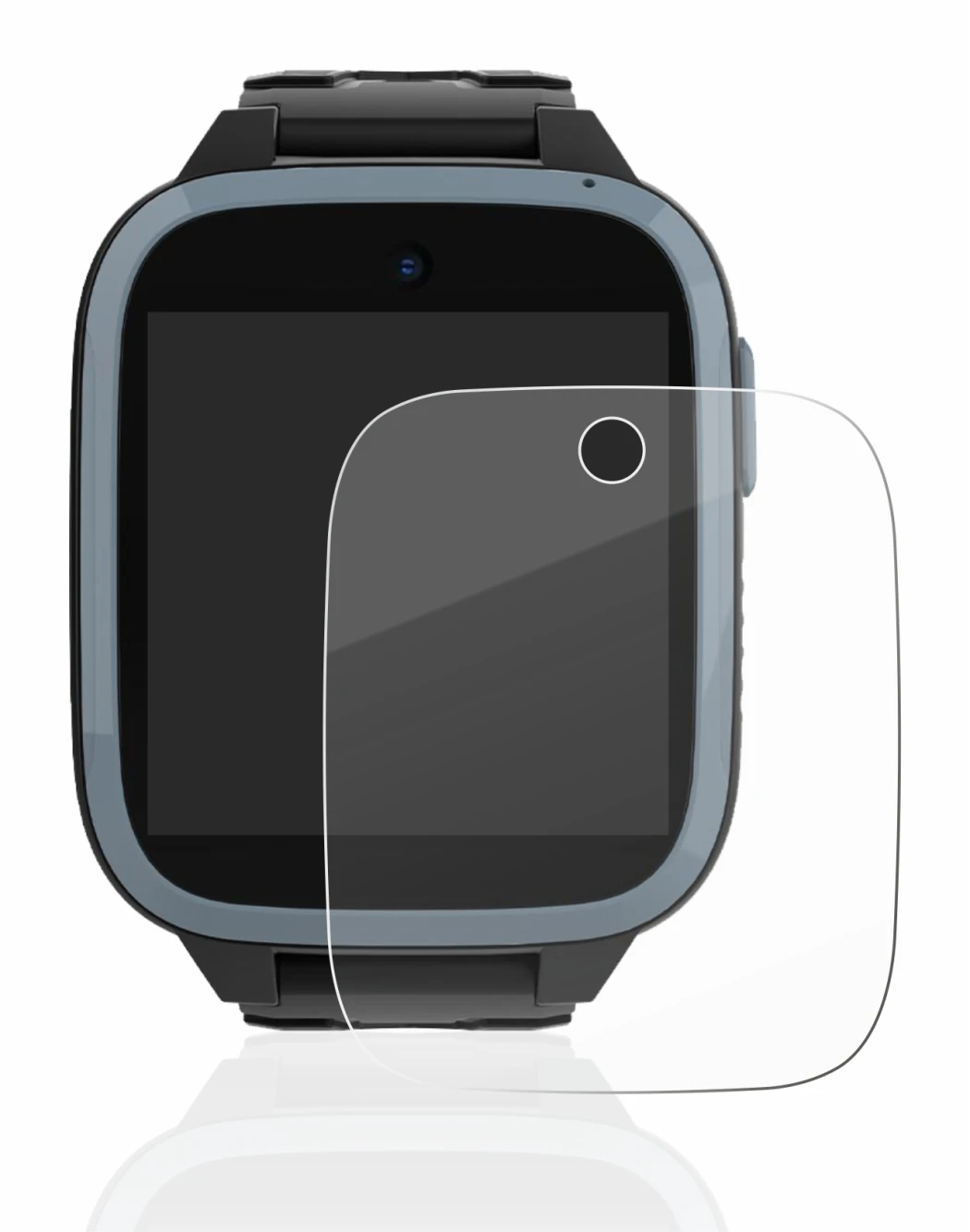 Abbildung des Geräts Xplora XGO3 (1. Gen.) mit einer Vielzahl des Displayschutzes.