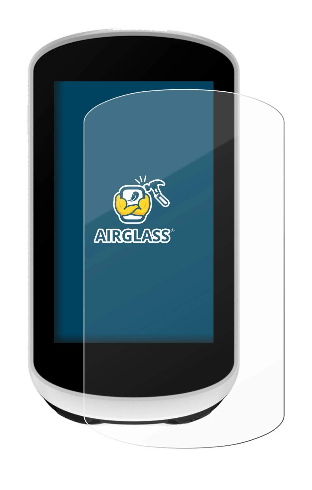 Abbildung des Geräts Garmin Edge Explore 2 mit einer Vielzahl des Displayschutzes.