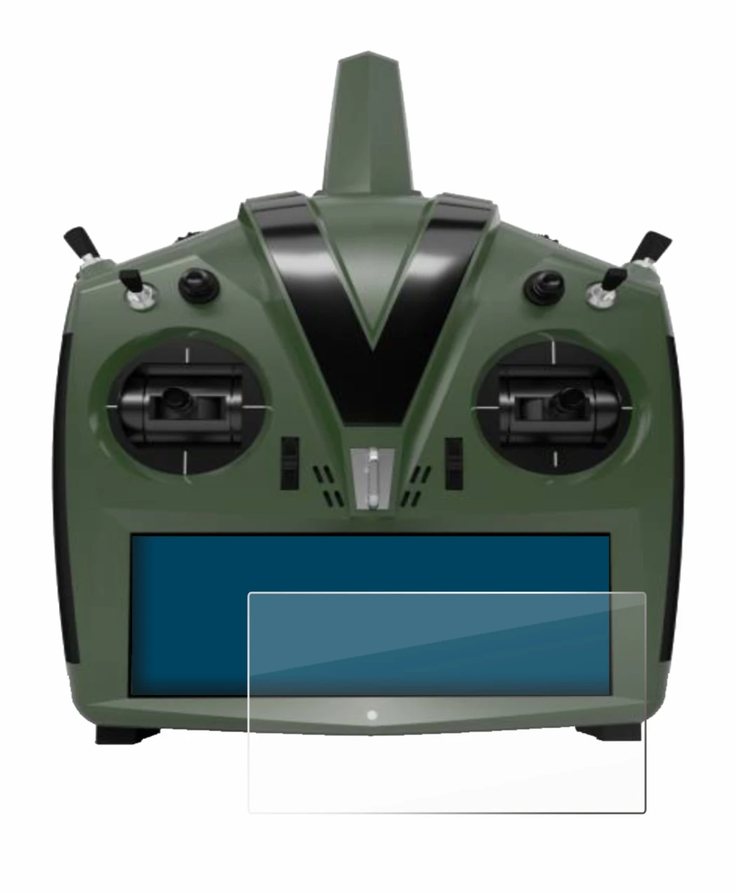 Abbildung des Geräts VBar Control Evo mit einer Vielzahl des Displayschutzes.