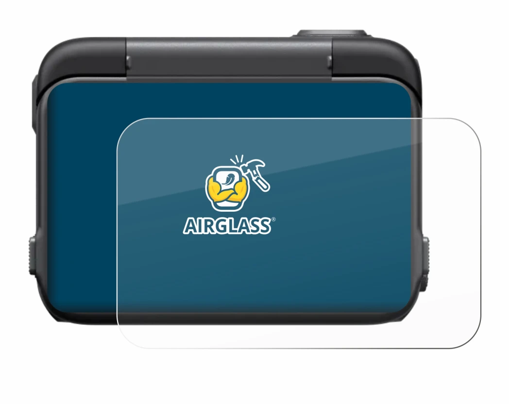 Abbildung des Geräts Insta360 Ace Pro mit einer Vielzahl des Displayschutzes.