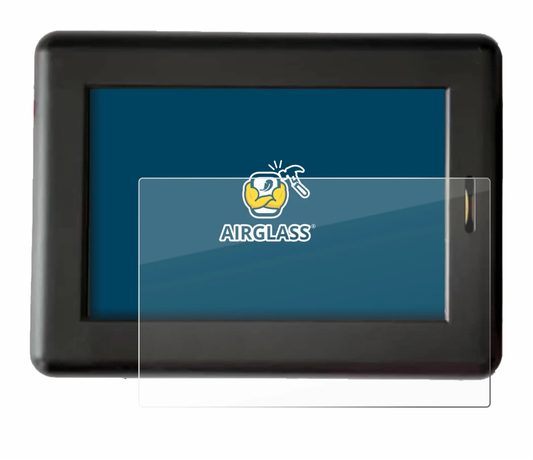 Abbildung des Geräts XC Tracer Maxx II mit einer Vielzahl des Displayschutzes.