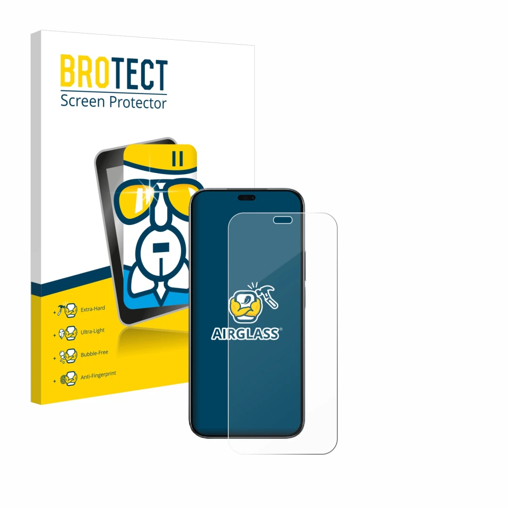 Vorderseite einer Produktverpackung mit dem Markenlogo BROTECT. Daneben ist das Gerät Honor 200 Lite mit dem zugehörigen Displ