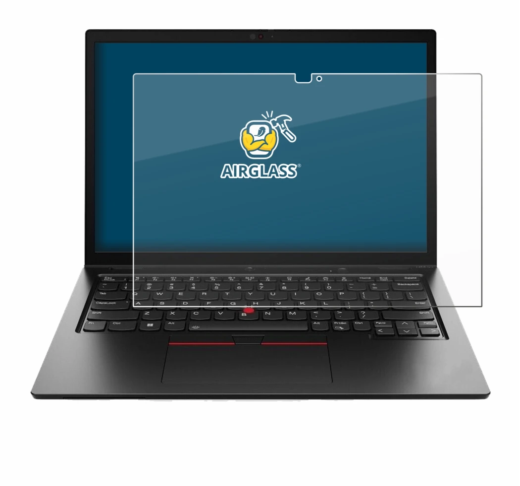Abbildung des Geräts Lenovo ThinkPad L13 2-in-1 Gen 5 mit einer Vielzahl des Displayschutzes.