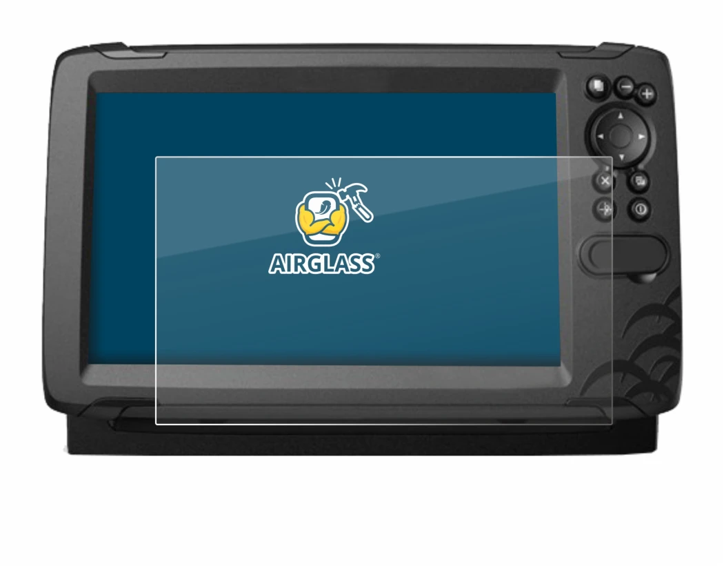 Abbildung des Geräts Lowrance HOOK Reveal 9 mit einer Vielzahl des Displayschutzes.