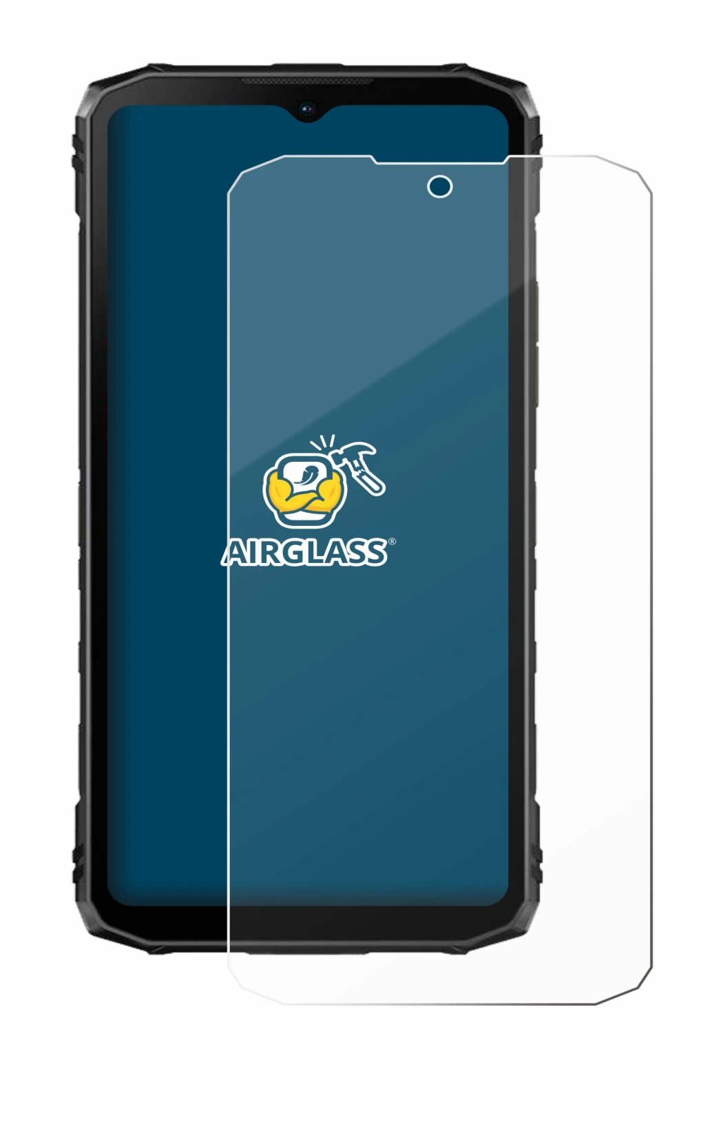 Abbildung des Geräts Doogee Blade 10 Pro mit einer Vielzahl des Displayschutzes.