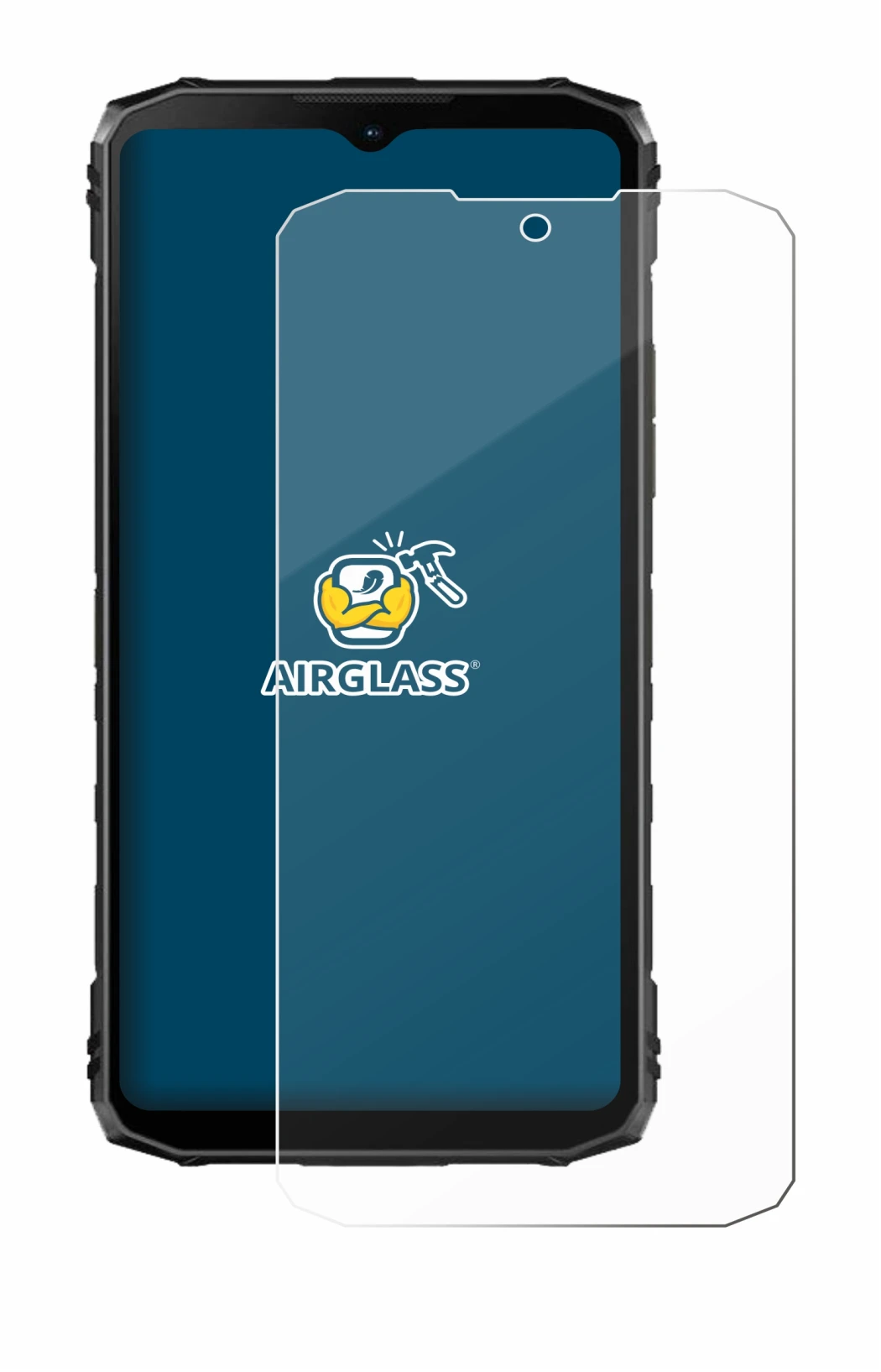 Abbildung des Geräts Doogee Blade 10 Ultra mit einer Vielzahl des Displayschutzes.