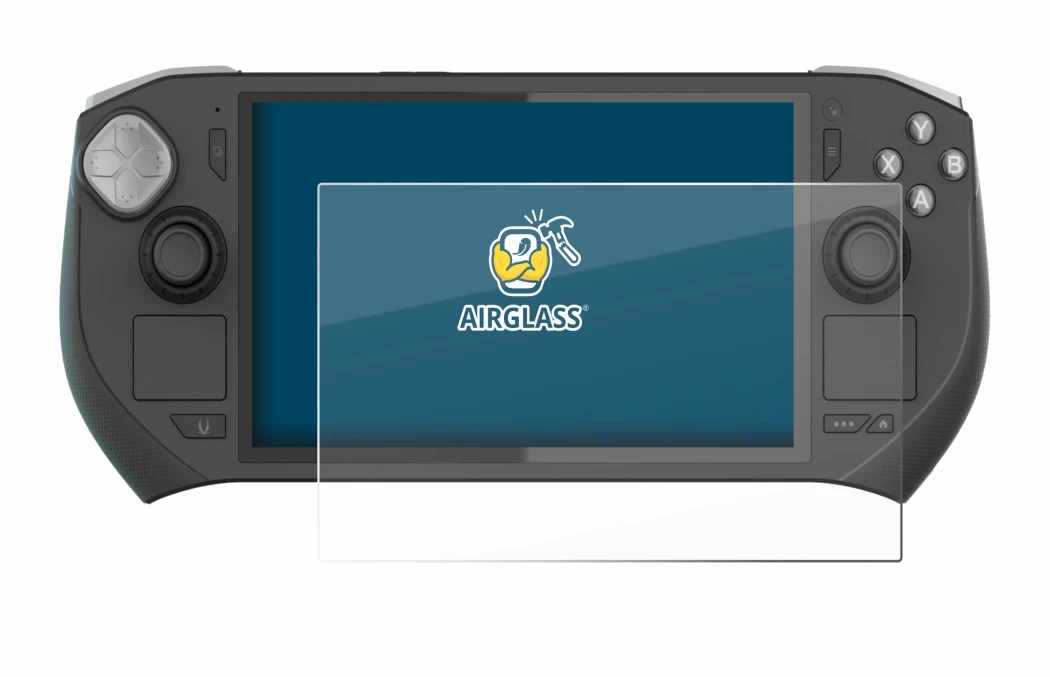 Abbildung des Geräts Zotac Gaming Zone mit einer Vielzahl des Displayschutzes.