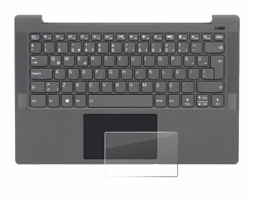 Abbildung des Geräts Lenovo IdeaPad 5 14ALC05 Touchpad mit einer Vielzahl des Displayschutzes.