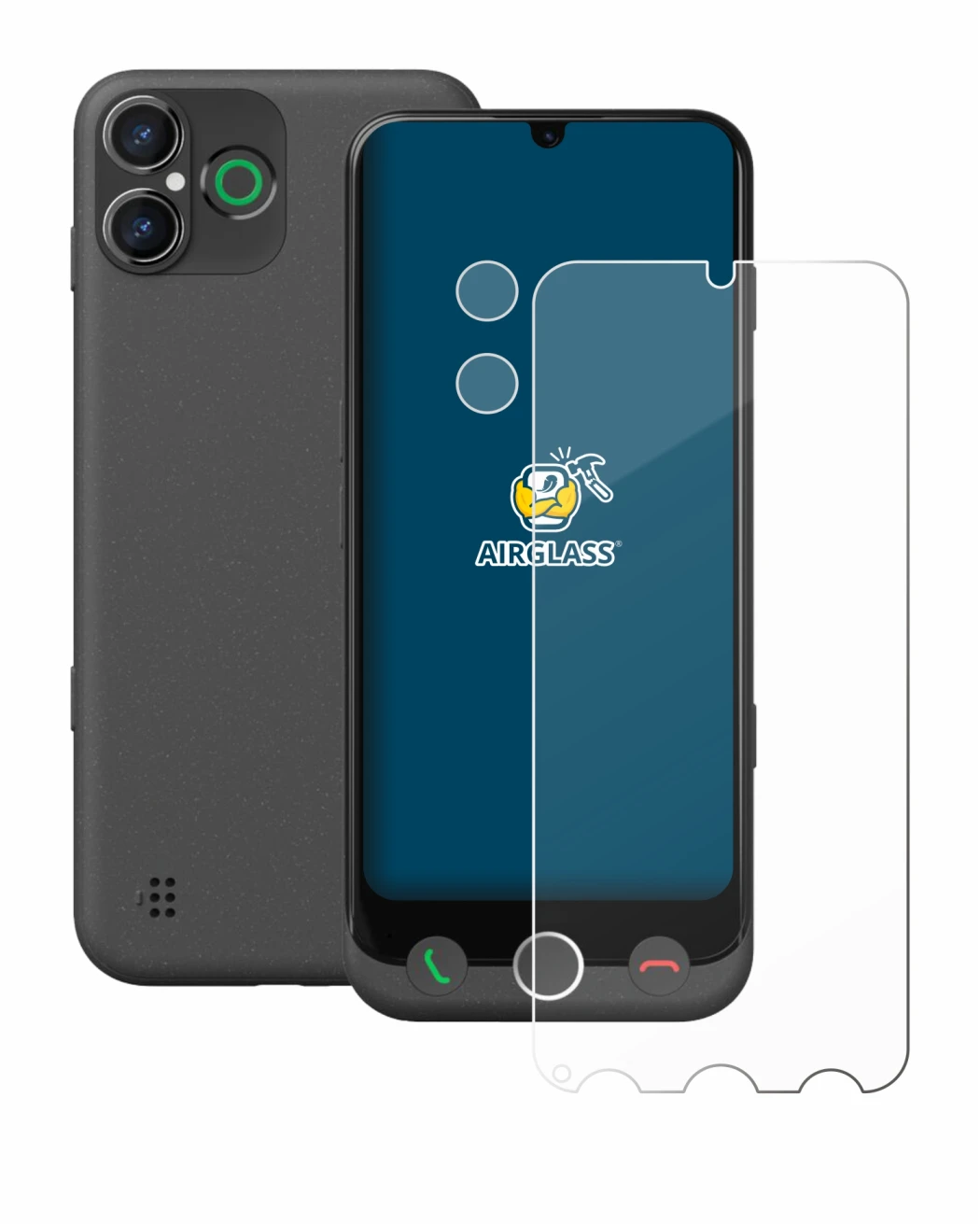 Abbildung des Geräts Doro Aurora A30 (Display+Kamera) mit einer Vielzahl des Displayschutzes.