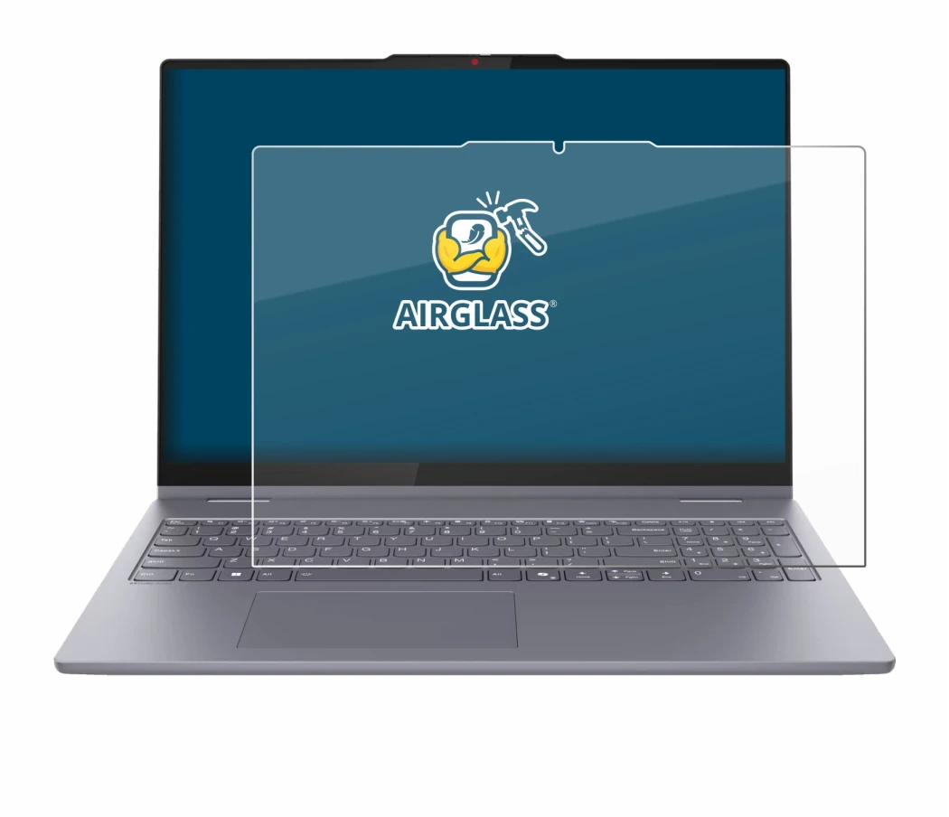 Abbildung des Geräts Lenovo IdeaPad 5 2-in-1 14AKP10 mit einer Vielzahl des Displayschutzes.