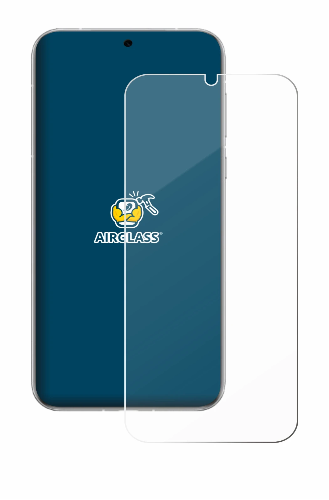 Abbildung des Geräts Huawei Pura 80 Ultra mit einer Vielzahl des Displayschutzes.