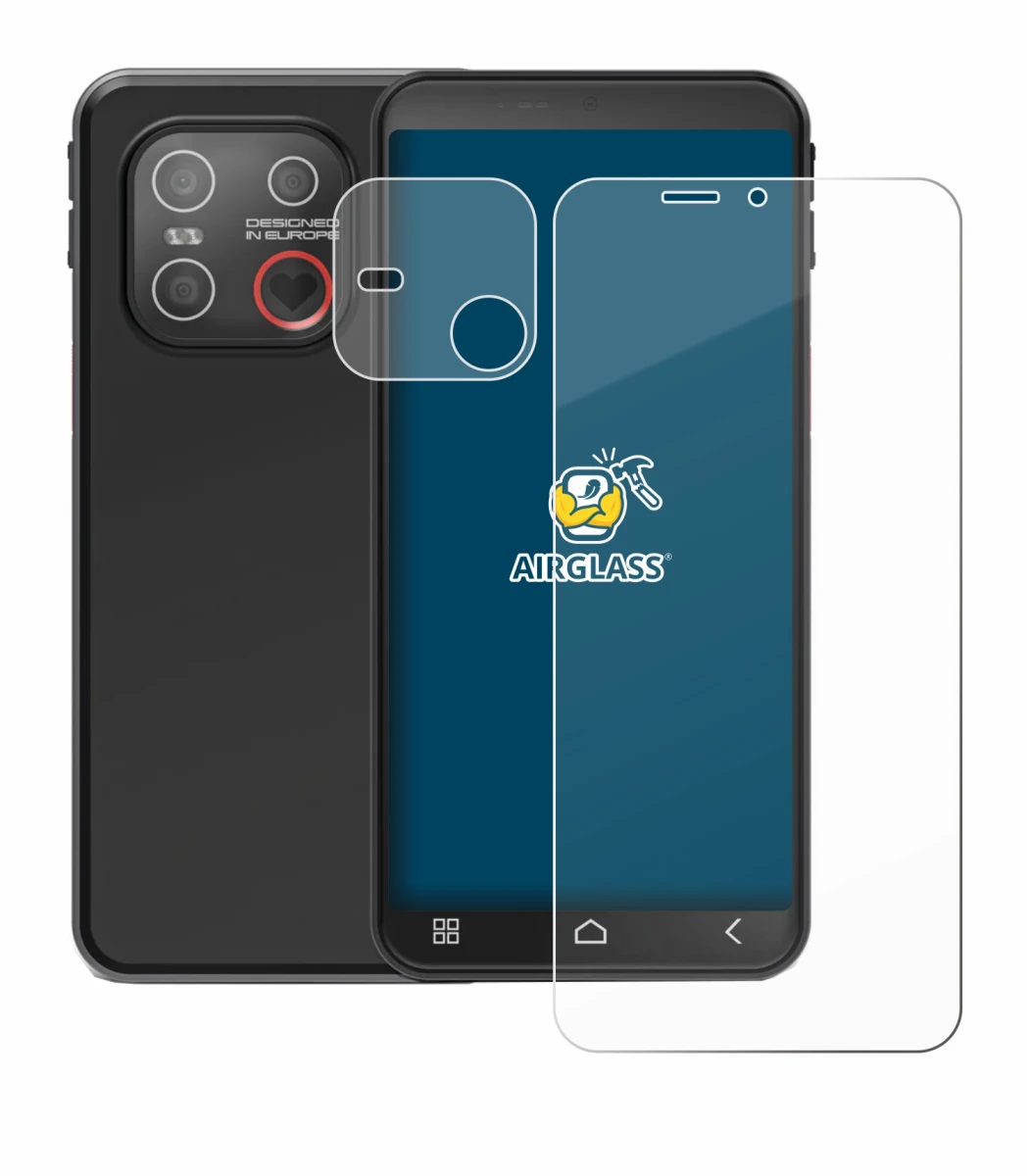 Abbildung des Geräts Emporia Smart 7 Lite (Display+Kamera) mit einer Vielzahl des Displayschutzes.