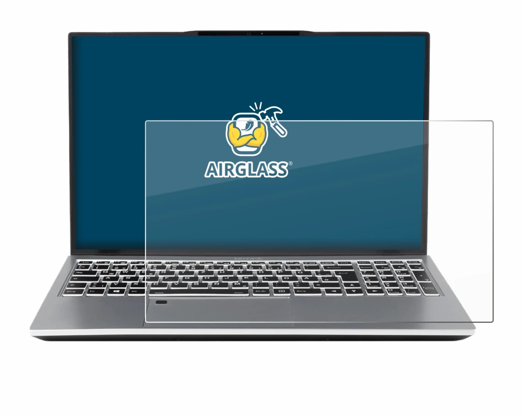 Abbildung des Geräts terra Mobile 1551R i7 1355U W11P mit einer Vielzahl des Displayschutzes.