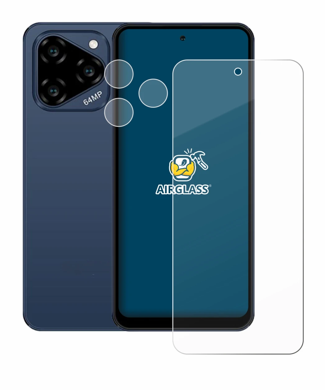 Abbildung des Geräts Acer Acerone Liquid S262F5 (Display+Kamera) mit einer Vielzahl des Displayschutzes.